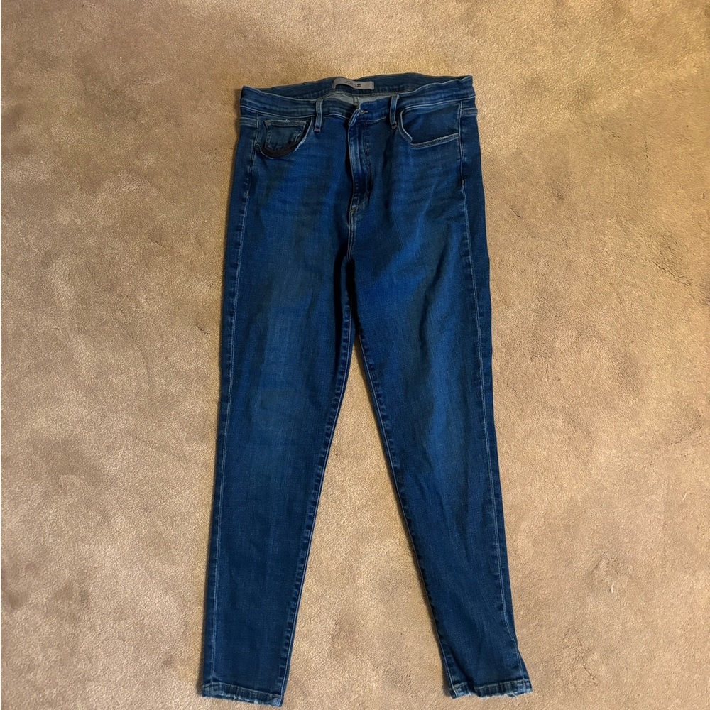 Joe’s jeans- skinny jeans with mild distressing